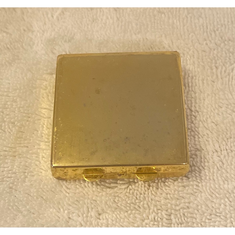 Estee Lauder Lucidity Translucent Pressed Powder Gold Square Compact
